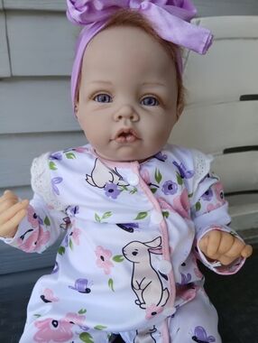 Reborn Hybrid Baby Girl Luca Ellie Knoops Ashton Drake Collector Doll